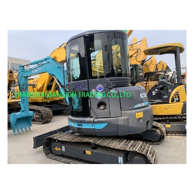 좋은 상태 Kobelco SK55SR 미니 발굴기 강한 힘과 수압 안정성