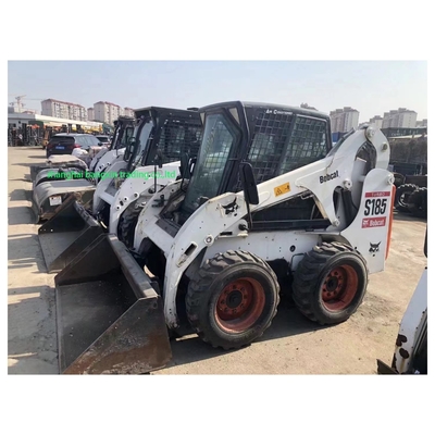 44.7 KW 중고용 미니 슬라이드 로더 BOBCAT S185 미니 스키드 스티어