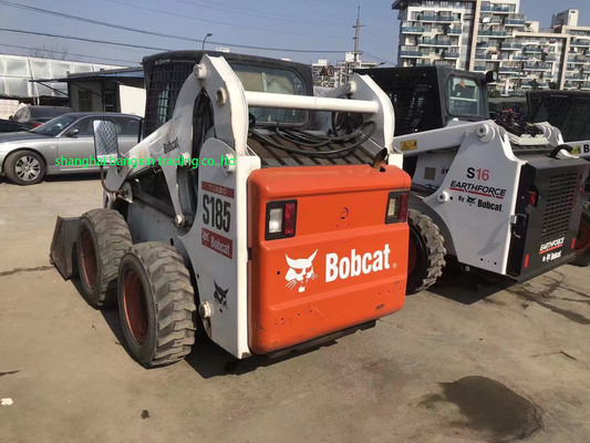 44.7 KW 중고용 미니 슬라이드 로더 BOBCAT S185 미니 스키드 스티어