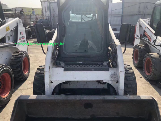 44.7 KW 중고용 미니 슬라이드 로더 BOBCAT S185 미니 스키드 스티어