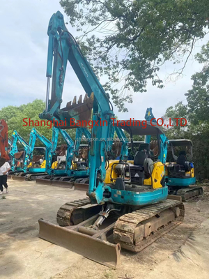 KUBOTA KX155 미니 발굴기 5 톤 원본 수압 밸브와 함께 중고 사용