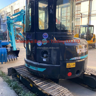 수압 실린더 오리지널 일본 중고용 미니 발굴기 코벨코 SK55 2020년