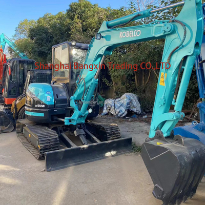거의 오리지널 2023 년 제조 사용 된 미니 발굴기 Kobelco SK55 발굴기