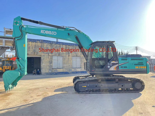 일본에서 20톤 사용 된 Kobelco SK200-6E 발굴기 ISUZU 엔진과 EPA/CE 인증