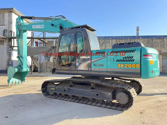 일본에서 20톤 사용 된 Kobelco SK200-6E 발굴기 ISUZU 엔진과 EPA/CE 인증
