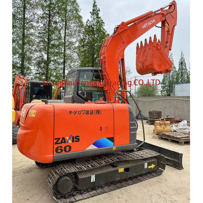 일본 사용 히타치 ZX60 미니 발굴기 원형 수압 펌프와 무게 6000kg