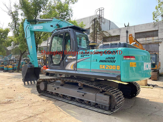 사용 된 Kobelco SK200-8 발굴기 EPA/CE 인증 및 1m3 버킷 용량