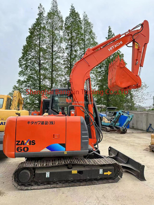 CE 승인 히타치 ZX60 미니 발굴기 소 시간 및 원본 수압 펌프