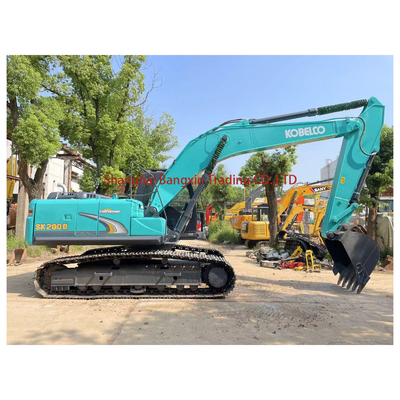 무료 배송과 TOSHIBA 수압 밸브와 함께 중고 Kobelco SK200-8 발굴기
