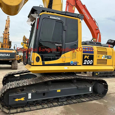 수압 안정성 20톤 무거운 기계 크롤러 발굴기 사용 된 발굴기 komatsu pc200