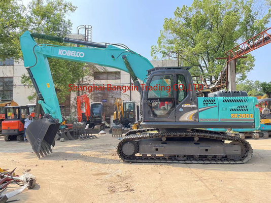 무료 배송과 TOSHIBA 수압 밸브와 함께 중고 Kobelco SK200-8 발굴기