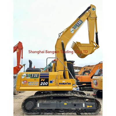수압 안정성 20톤 무거운 기계 크롤러 발굴기 사용 된 발굴기 komatsu pc200
