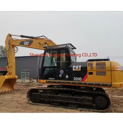 20 톤 기계 무게 상하이에서 사용 된 미니 발굴기 CAT 320D CE/EPA 승인 보장