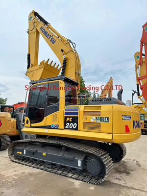 수압 안정성 20톤 무거운 기계 크롤러 발굴기 사용 된 발굴기 komatsu pc200