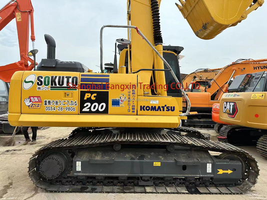 수압 안정성 20톤 무거운 기계 크롤러 발굴기 사용 된 발굴기 komatsu pc200