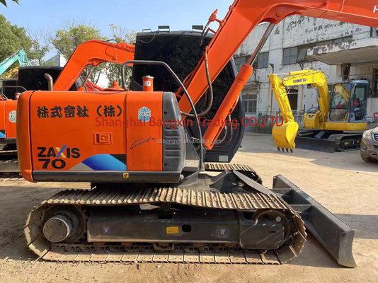 저렴한 히타치 ZX70 미니 발굴기 7000 KG 기계 무게와 90% 정도