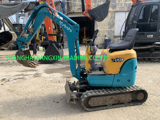 일본 원본 KUBOTA U008 미니 발굴기 모든 기능 정상 및 EPA / CE 인증