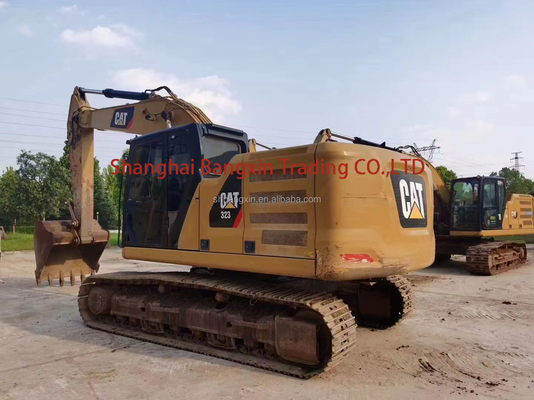 20톤 CAT 323 미니 발굴기 사용 기계 1.2m3 버킷 용량 및 좋은 상태