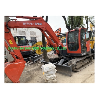 8 톤 KUBOTA KX185 미니 발굴기 EPA/CE 인증 사용 된 일본 기계