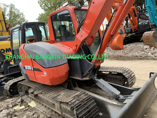 8 톤 KUBOTA KX185 미니 발굴기 EPA/CE 인증 사용 된 일본 기계