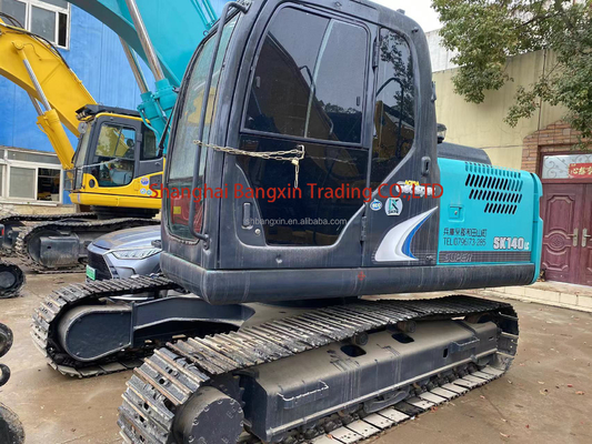 사용 된 Kobelco SK140 크롤러 발굴기 14 톤 가동 무게 좋은 상태