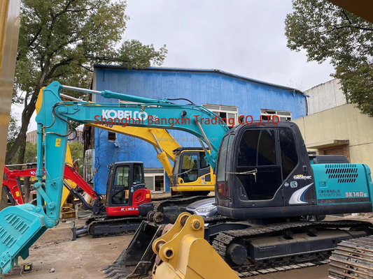 사용 된 Kobelco SK140 크롤러 발굴기 14 톤 가동 무게 좋은 상태