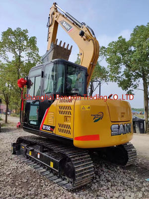 SANY SY75C 미니 발굴기 7500 KG 기계 무게 및 컴팩트 디자인