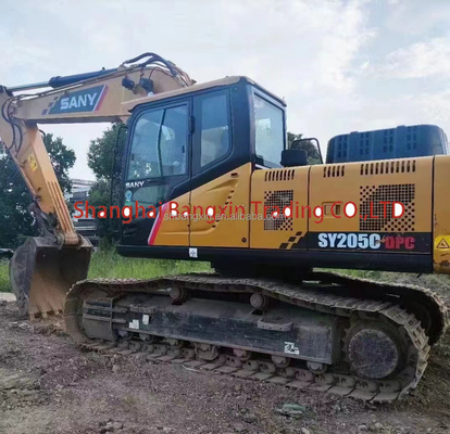 강한 힘과 수압 안정성 SANY SY205C 미니 발굴기 20000 KG 기계 무게