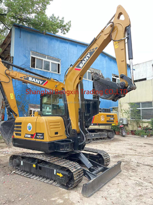 작은 사이즈 SANY SY55C ISUZU 엔진을 가진 미니 발굴기
