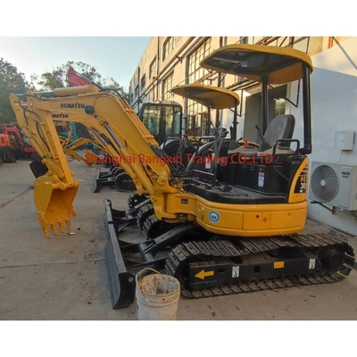 3000kg 중량 사용된 미니 발굴기 코마쓰 PC30 EPA/CE 건설용 인증