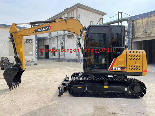 사용 된 미니 발굴기 SANY SY75C 기계 무게 7500 KG