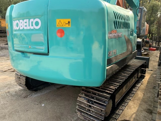 Kobelco SK75 발굴기 사용 및 좋은 상태 엔지니어링 건설에 이상적입니다