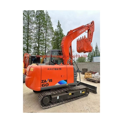 6000 KG 히타치 ZX60 발굴기 중고 일본 사용 기계 및 신뢰성