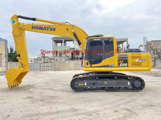 21TON 사용 된 코마쓰 PC210LC-8 1m3 용량의 중고용 크롤러 발굴기