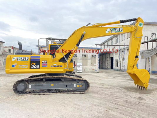 21TON 사용 된 코마쓰 PC210LC-8 1m3 용량의 중고용 크롤러 발굴기