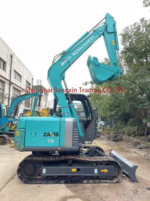 무료 배송 히타치 ZX70-3 크롤러 발굴기 좋은 상태 7000KG 기계 무게