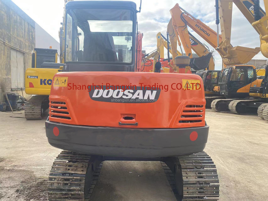 사용 된 Doosan DH55 크롤러 발굴기, 낮은 작업 시간 및 원래 수압 펌프