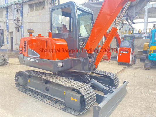 사용 된 Doosan DH55 크롤러 발굴기, 낮은 작업 시간 및 원래 수압 펌프