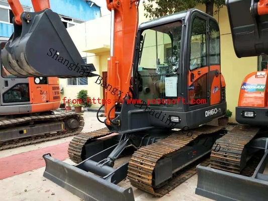 7일 배달 고양이 사용 된 발굴기 Doosan DH60-7 당신의 사업을 위한 중고 발굴기