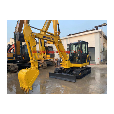 사용 된 코마쓰 PC56 발굴기 0.25 버킷 용량 및 5600 KG 기계 무게