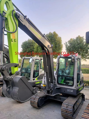 사용 된 Zoomlion ZE75GA 발굴기 800 작업 시간 및 7500 KG 기계 무게