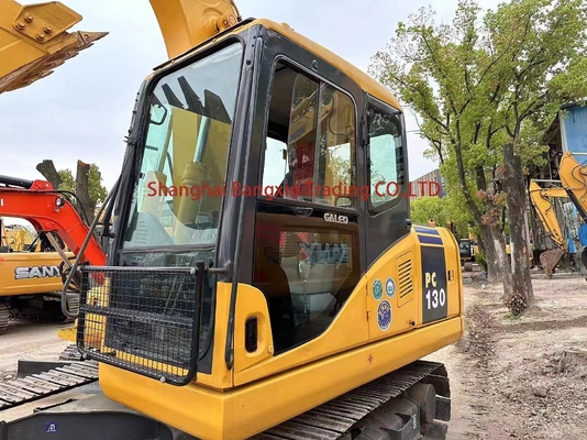 사용 된 코마쓰 PC130-7 1 대와 기계 무게 13000 KG
