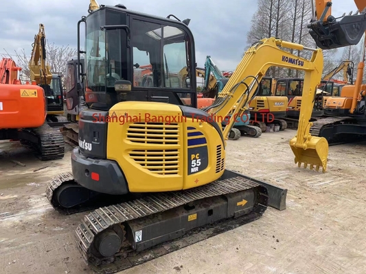 예 우리는 오리지널 수압 펌프와 함께 Komatsu PC55MR-2 미니 발굴기를 사용 검사