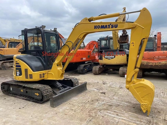 예 우리는 오리지널 수압 펌프와 함께 Komatsu PC55MR-2 미니 발굴기를 사용 검사