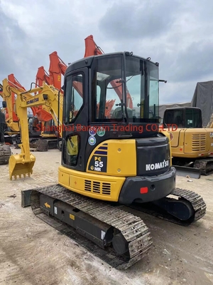 예 우리는 오리지널 수압 펌프와 함께 Komatsu PC55MR-2 미니 발굴기를 사용 검사