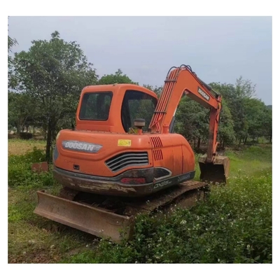 2021 Doosan DX70 Excavator 0.25 버킷 용량 사용 크롤러 발굴기