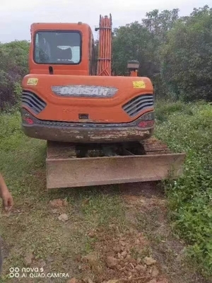 2021 Doosan DX70 Excavator 0.25 버킷 용량 사용 크롤러 발굴기