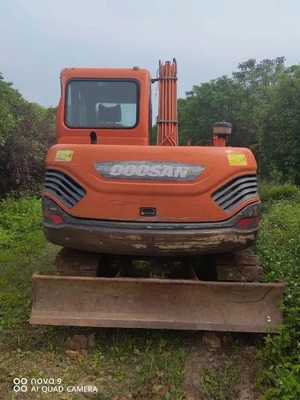 2021 Doosan DX70 Excavator 0.25 버킷 용량 사용 크롤러 발굴기