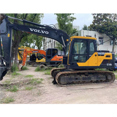 원형 수압 배크호 크롤러 사용 된 발굴기 VOLVO EC140 우리는 검사 할 수 있습니까