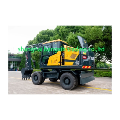 중고용 현대 HW150 발굴기 EPA/CE 인증 및 무거운 용량 프로젝트에 이상적입니다